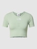 The North Face Kort T-shirt met labeldetail, model 'NEW SEAMLESS' Mint