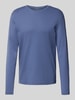 Christian Berg Men Longsleeve mit Rundhalsausschnitt Rauchblau