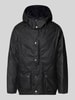 Barbour parka o kroju regular fit z czystej bawełny Granatowy