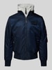 Alpha Industries Bomberjack met opstaande kraag Blauw