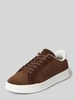 Tommy Hilfiger Sneaker aus Leder mit Label-Details Modell 'COURT BETTER' Dunkelbraun