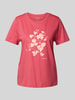 Tom Tailor Regular Fit T-Shirt aus reiner Baumwolle Pink