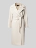 Weekend Max Mara Lange jas met platte kraag, model 'RESINA' Beige