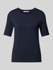 Christian Berg Woman Selection T-Shirt in Ripp-Optik Marine