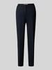 Raffaello Rossi Slim fit stoffen broek in verkorte pasvorm, model 'DORO' Marineblauw