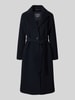 ICONS Cinzia Rocca Mantel mit Kaschmir-Anteil Marine
