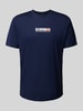 Ellesse T-shirt met labelprint, model 'CORBOBA' Donkerblauw