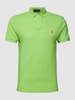 Polo Ralph Lauren Poloshirt mit Label-Stitching Grasgrün
