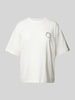 TheJoggConcept Oversized T-Shirt mit Label-Print Offwhite