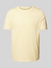 s.Oliver RED LABEL Regular Fit T-Shirt aus reiner Baumwolle mit Rundhalsausschnitt Hellgelb