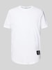 Calvin Klein Jeans T-Shirt mit Label-Patch Weiss