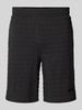 PUMA PERFORMANCE Slim Fit Shorts mit Strukturmuster Modell 'ESS ELEVATED' Black
