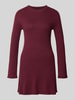 ONLY Eng anliegendes Freizeitkleid aus Viskose-Mix Modell 'MICHELLA' Bordeaux