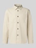 SELECTED HOMME Regular Fit Hemdjacke aus reiner Baumwolle Modell 'TRAVIS' Offwhite