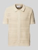 SELECTED HOMME Regular fit vrijetijdsoverhemd met polokraag, model 'PALO' Beige
