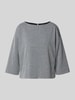 OPUS Sweatshirt met 3/4-mouwen, model 'TADITA' Lichtgrijs