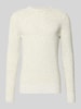 Marc O'Polo Regular Fit Strickpullover aus Woll-Mix Offwhite