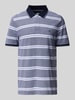 Fynch-Hatton Regular Fit Poloshirt mit Label-Stitching Marine