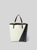 Marni Tote Bag mit Label-Print Black