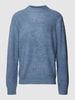 MCNEAL Strickpullover mit gerippten Abschlüssen Rauchblau