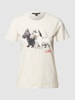 Lauren Ralph Lauren T-Shirt mit Motiv-Print Ecru