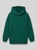 Tommy Hilfiger Teens Hoodie met logostitching, model 'TIMELESS' Groen