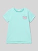 s.Oliver RED LABEL Regular Fit T-Shirt aus reiner Baumwolle Aqua