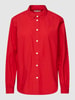 Tommy Hilfiger Relaxed Fit Hemdbluse mit Knopfleiste Rot