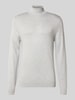 MCNEAL Rollkragenpullover aus Viskose-Mix Mittelgrau Melange