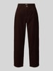 MAC Regular Fit Cordhose aus Baumwoll-Mix Modell 'DANNI 2.3' Dunkelbraun