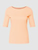 Christian Berg Woman T-Shirt mit U-Boot-Ausschnitt Apricot