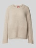 MAX&Co. Strickpullover mit Rundhalsausschnitt Modell 'JOSEF' Sand