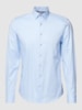 CK Calvin Klein Slim Fit Businesshemd aus Twill Bleu