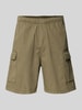 REVIEW Cargoshorts mit elastischem Bund Oliv