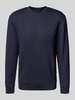 SELECTED HOMME Regular Fit Langarmshirt aus Viskose-Mix Modell 'EMANUEL' Marine