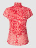 Saint Tropez Blouse met volants, model 'Lilja' Rood
