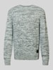 Tom Tailor Denim Regular Fit Strickpullover aus reiner Baumwolle Hellblau