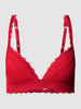 Mey Soft-BH mit Spitzenbesatz Rot