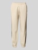 EA7 Emporio Armani Sweatpants mit elastischem Bund Offwhite