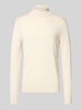 Christian Berg Men Pullover aus Merino-Mix mit Rollkragen Ecru Melange