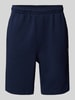 Lacoste Regular Fit Sweatshorts mit elastischem Bund Dunkelblau