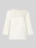 Rinascimento Bluse aus Satin Offwhite