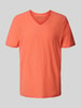 MCNEAL T-Shirt mit V-Ausschnitt Lachs