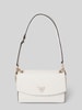 Guess Handtas met structuurmotief, model 'CRESIDIA' Offwhite