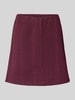 Vero Moda Ausgestellter Mini-Rock mit Strukturmuster Modell 'JANNI' Bordeaux