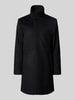 Tiger Of Sweden Wollmantel mit Kaschmir-Anteil und Stehkragen Modell 'Aleric' Black