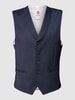 CG - Club of Gents Gilet met sjaalkraag Marineblauw