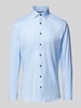 OLYMP No. Six Super Slim Fit Businesshemd aus atmungsaktivem Comfort Stretch Bleu