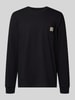 Carhartt Work In Progress Longsleeve mit Brusttasche und Label-Detail Black