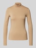 Weekend Max Mara Longsleeve mit Stehkragen Modell 'MULTIF' Camel